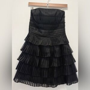 White House Black Market Ruffle Cocktail Dress